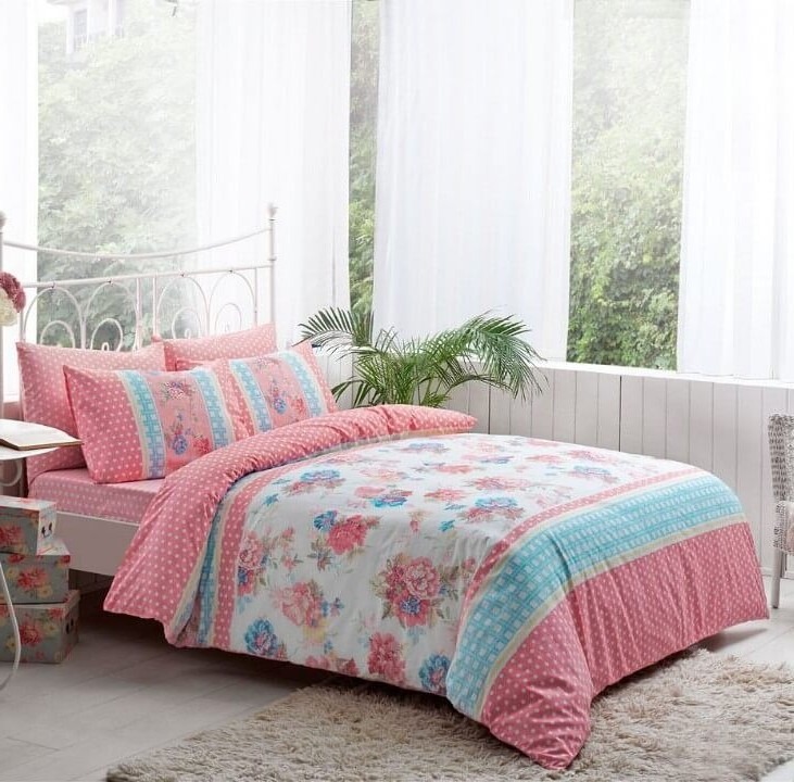 

Постельное белье ранфорс TAC Emma pembe King Size 60111038