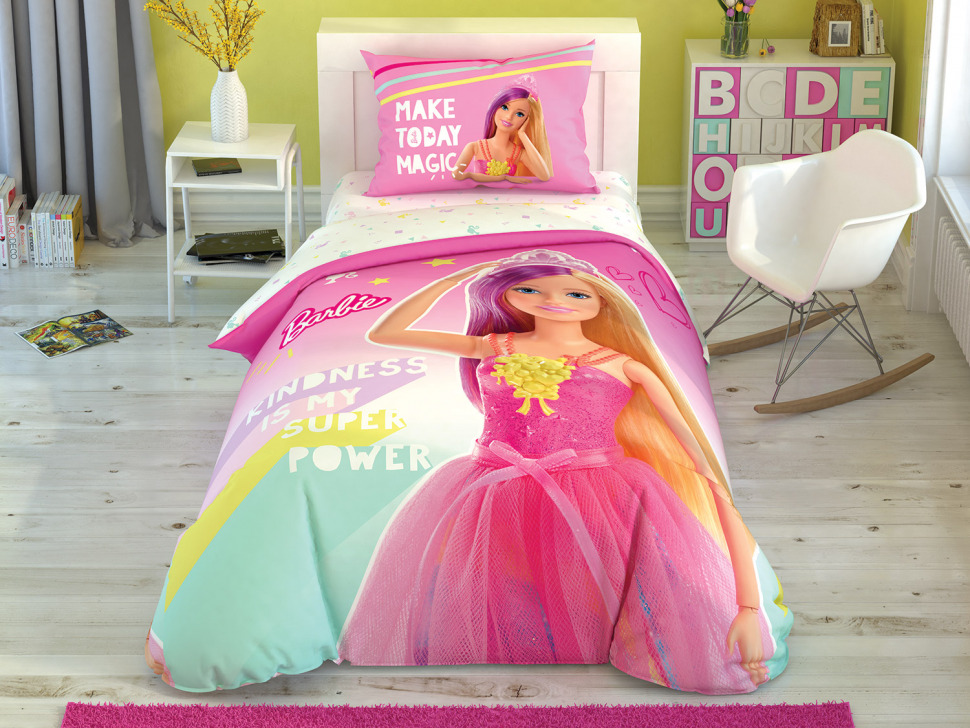 

Подростковый комплект постельного белья TAC Barbie Kindnes 60244704