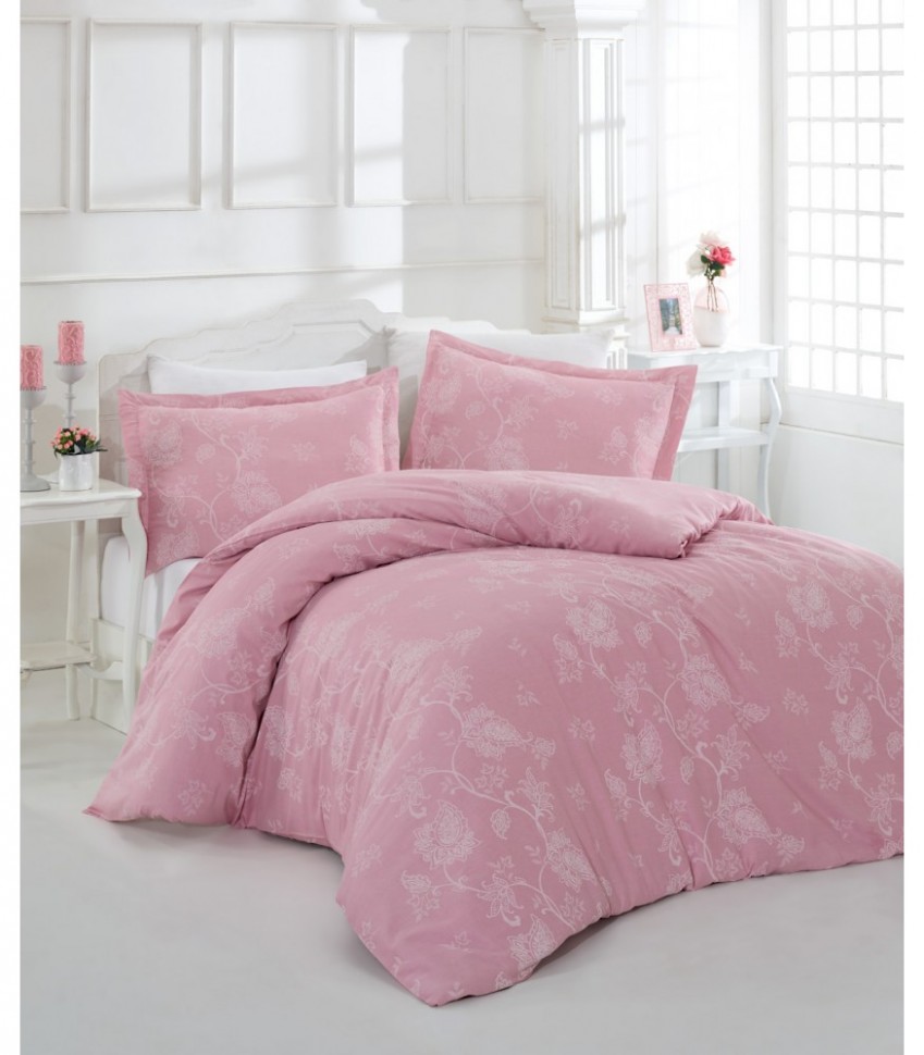 

Постельное белье Altinbasak Sehrazad pembe евро m013255