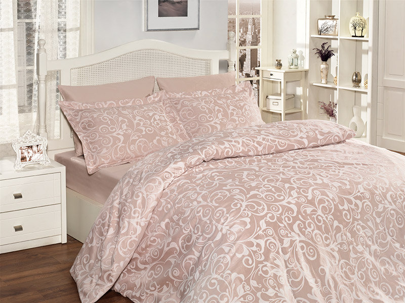 

Постельное из сатина люкс First Сhoice Sweta pudra евро m010980
