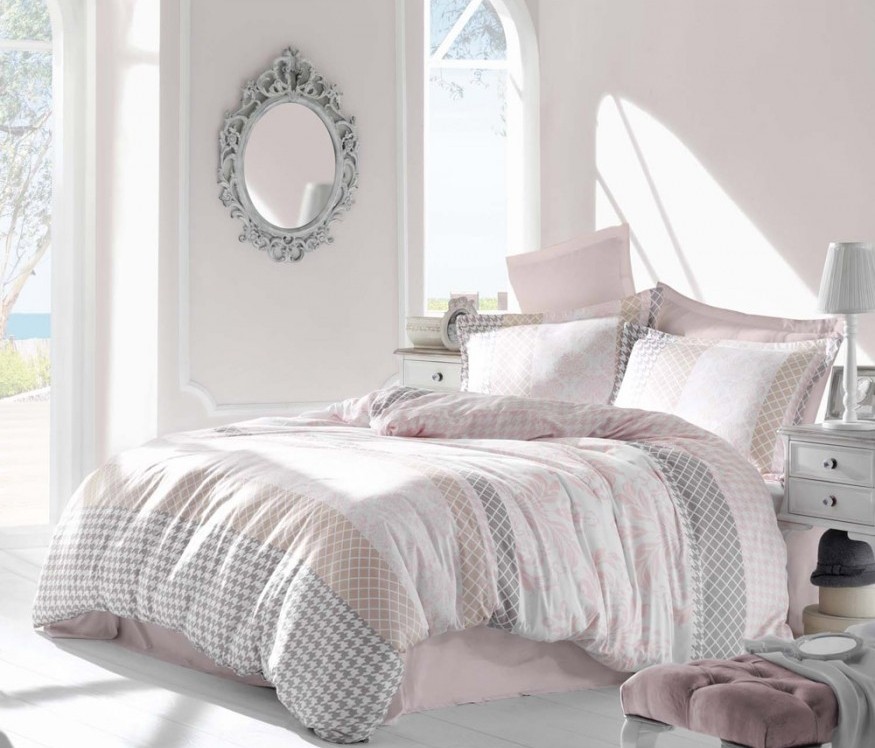 

Постельное белье Altinbasak Risha pembe 200x220 m012070