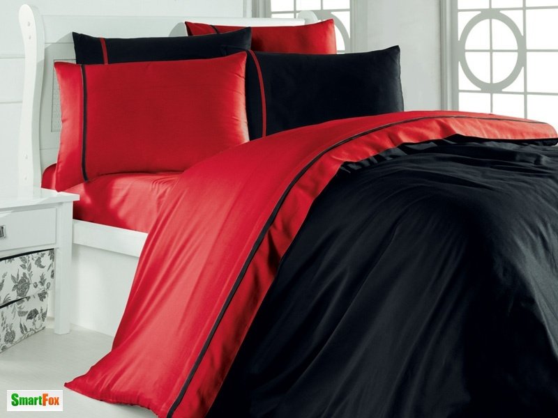 

Постельное белье First Choice S-042 Kirmizi Siyah евро m002493