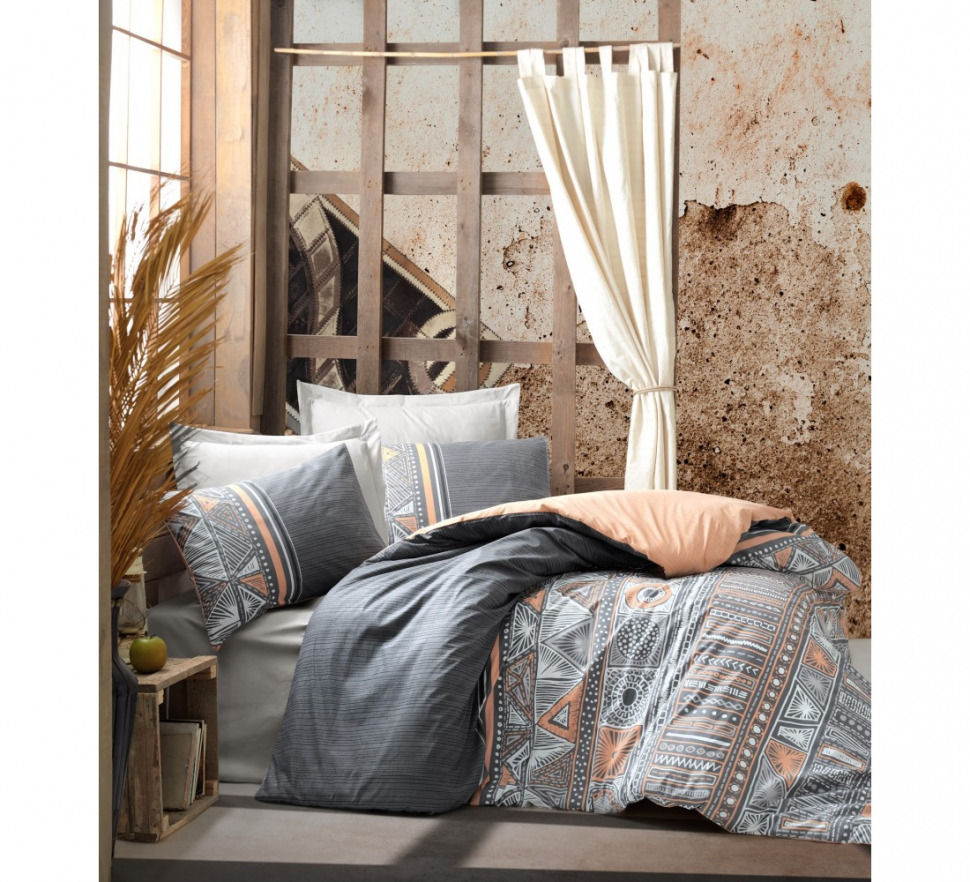 

Постельный комплект ранфорс Cotton Box Ethnic Adiel евро 010077608