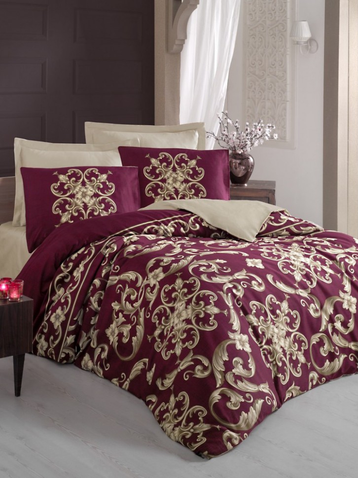 

Постельное белье Cotton Box Taylor Kirmizi евро 010077418