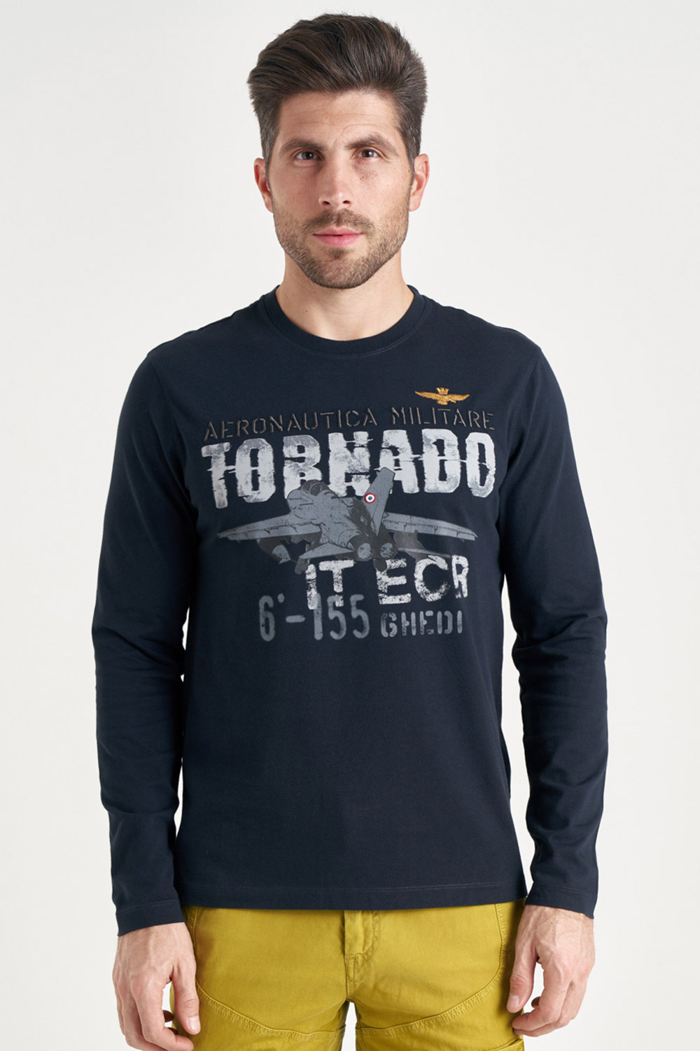 

Лонгслив с большим принтом Tornado Aeronautica Militare 4424 XL