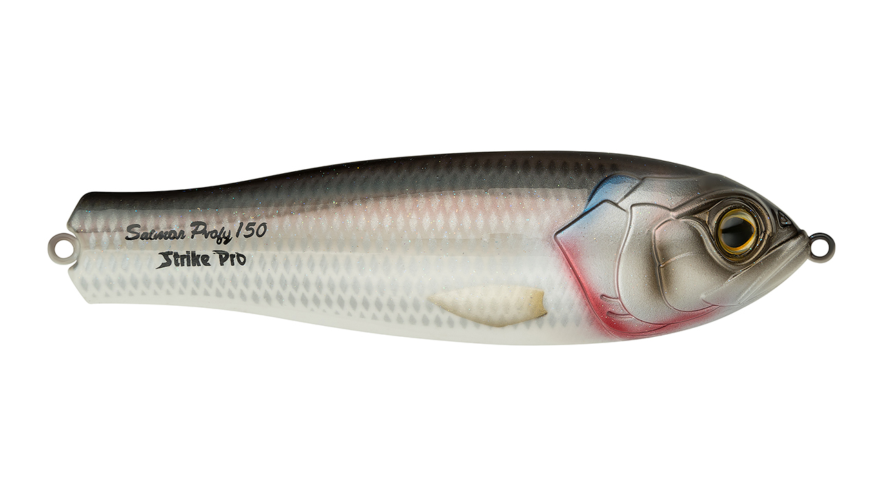 

Блесна колеблющаяся Strike Pro Salmon Profy 150, 150 мм, 94 гр, Тройник, цвет: C501F Herring, WOLF COLOR, (PST-03B#C501F-3D) (145578)