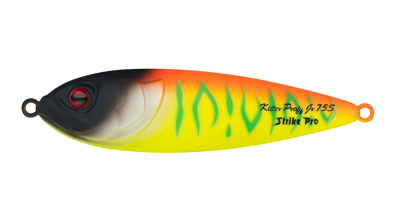 

Блесна колеблющаяся Strike Pro Killer Profy 75S, 75 мм, 11 гр, Одинарный-незацепляйка, цвет: A242S Sunrise Mat Tiger, (PST-02S#A242S-CP) (126022)