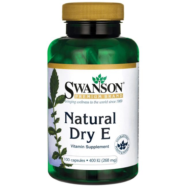 

Витамин E Swanson (Natural Dry Vitamin E) 400 МЕ 100 капсул