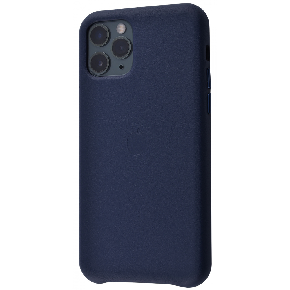 

Чехол Leather Case для iPhone 11 Pro Max midnight blue