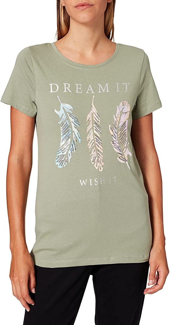

Футболка ONLY FEATHER 15248950 Shadow:DREAM IT  Мятный, Футболка ONLY FEATHER 15248950 Shadow:DREAM IT XL Мятный