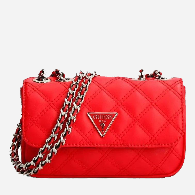 

Женская сумка Guess Cessily Micro Mini HWEV7679780-LIP Красная
