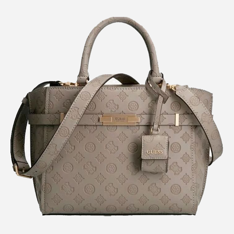 

Женская сумка Guess Bea Society Satchel HWVS8132060-TAU Серая