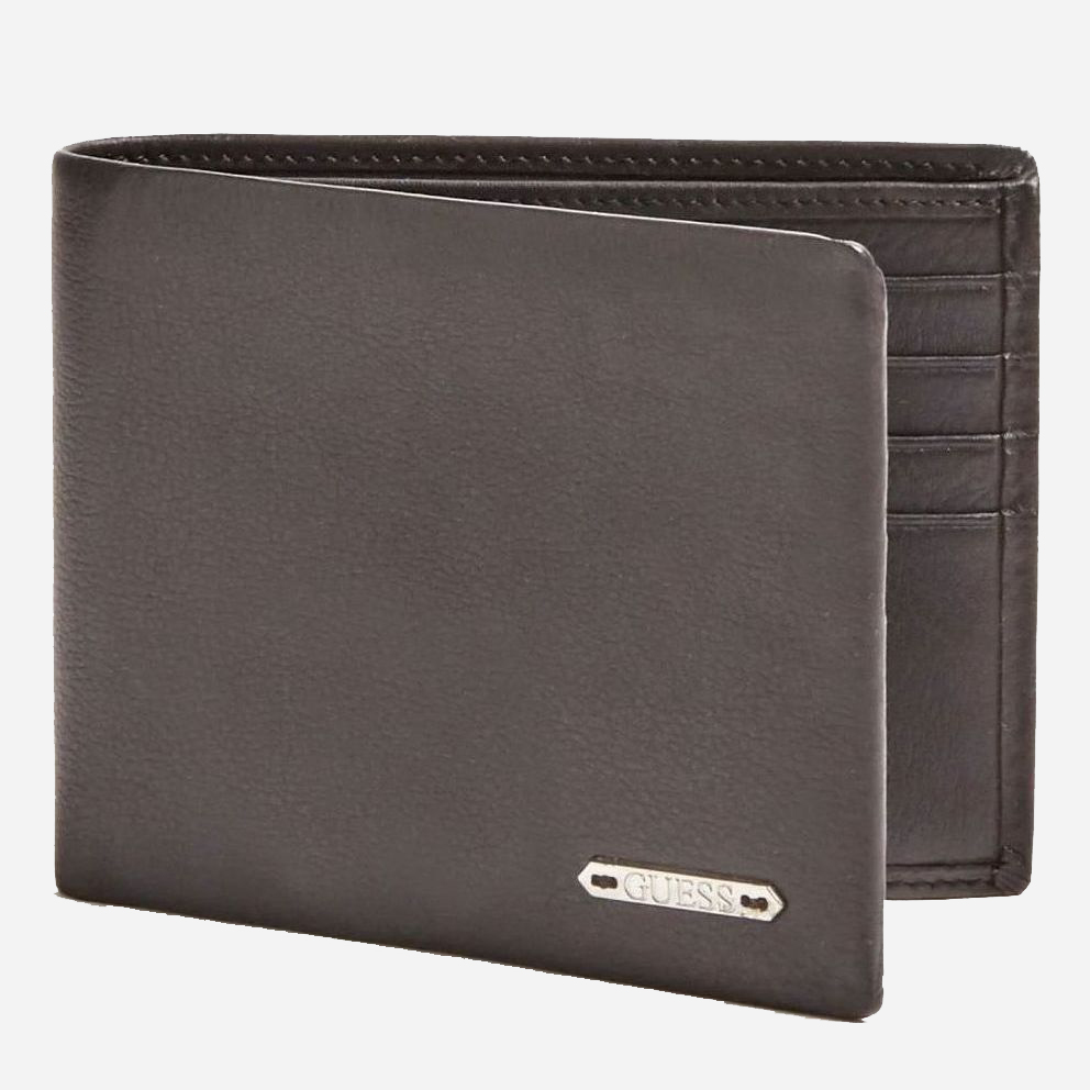 

Кошелек мужской кожаный Guess Tyler Billfold W/C Pocket SM2661LEA20-BLA Черный