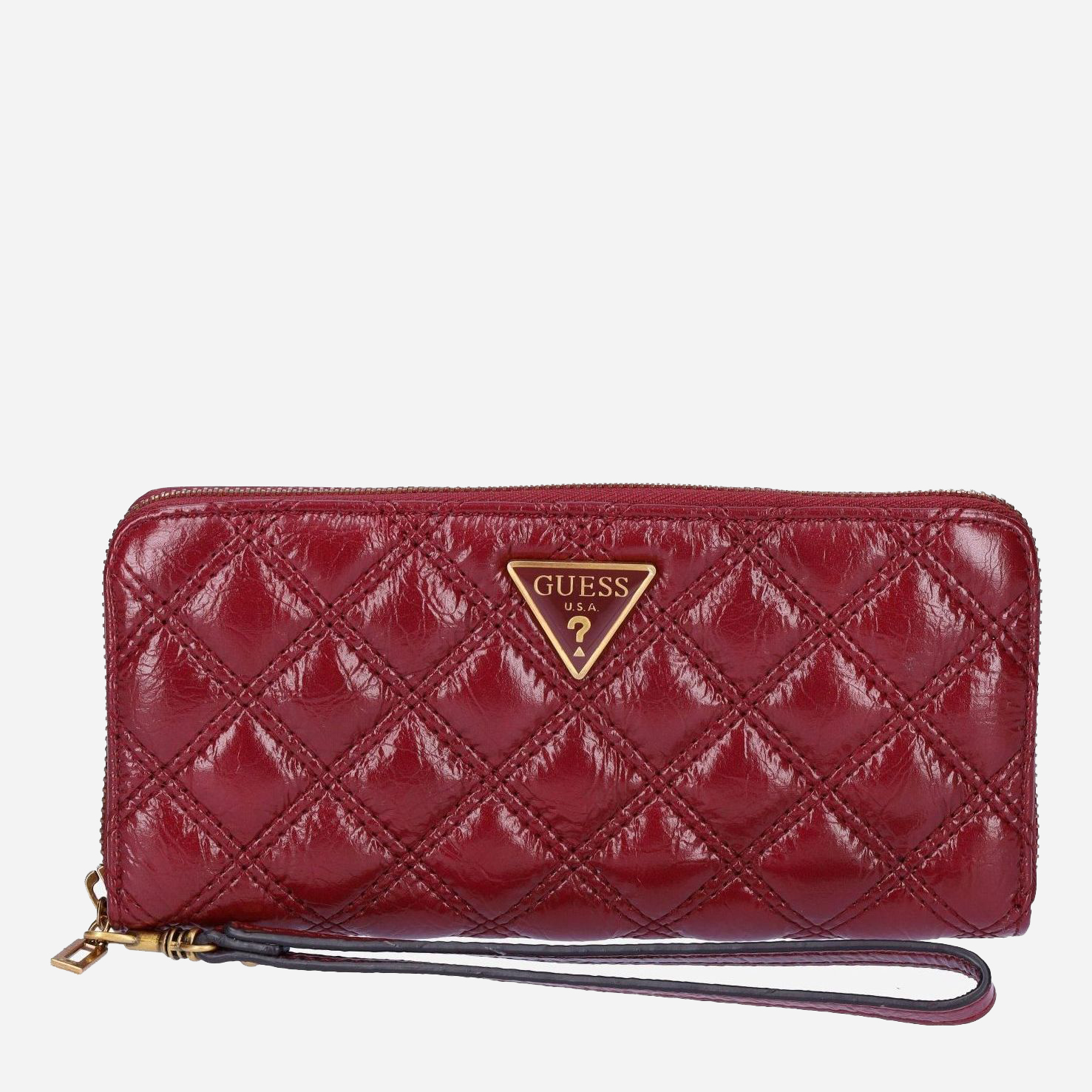 

Кошелек женский Guess Cessily Slg Large Zip Around SWKB7679460-BTD Бордовый