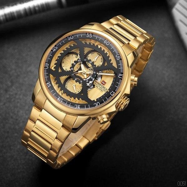 

Часы наручные Naviforce NF9150 Gold-Black 1096-0051