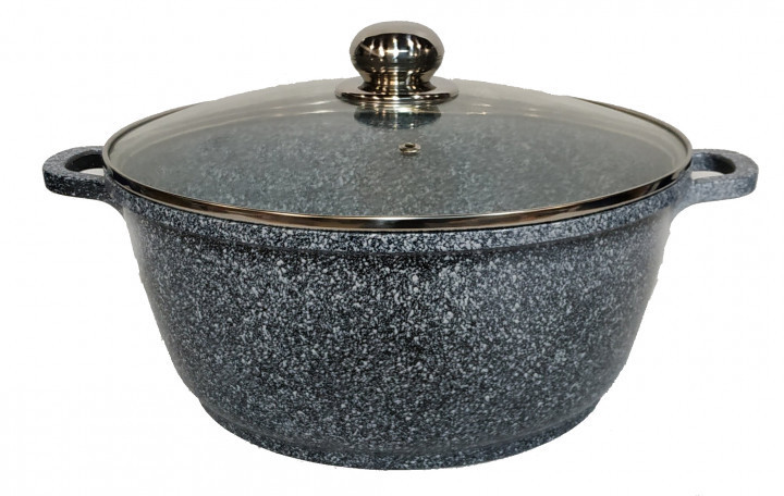 

Кастрюля с крышкой Benson BN-317 4.2 л с гранитным покрытием Grey
