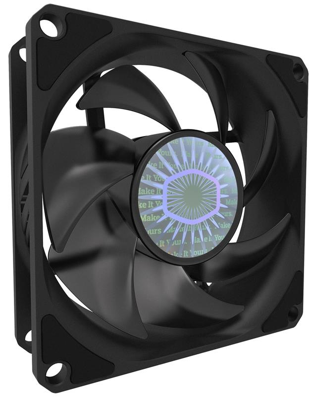

Вентилятор Cooler Master SickleFlow 80 Black (MFX-B8NN-25NPK-R1), 80х80х25 мм, 4pin, черный