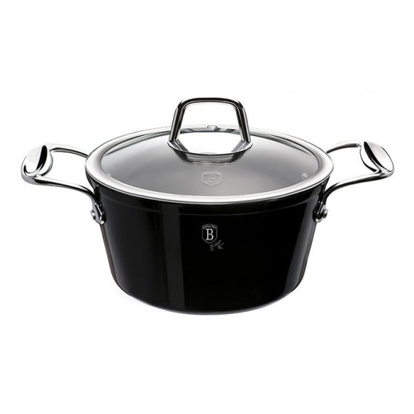 

Кастрюля Berlinger Haus Black Royal 2.5л, титановое антипригарное покрытие