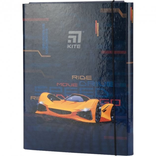 

Папка для труда Kite Fast Cars A4+ на резинке (K20-213-02)