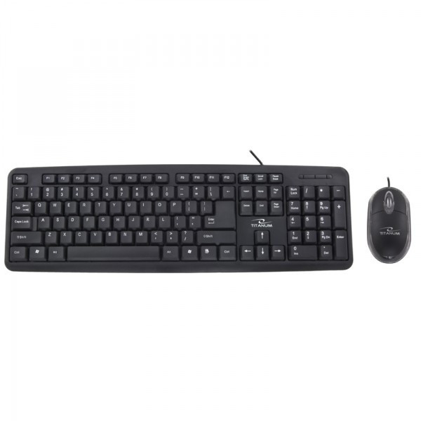 

Проводная клавиатура + мышь Esperanza TK106UA Black