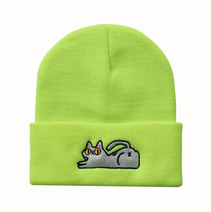 

Шапка Jsstore Игривый Котик размер  Салатовая, Шапка Jsstore Игривый Котик размер One Size Салатовая