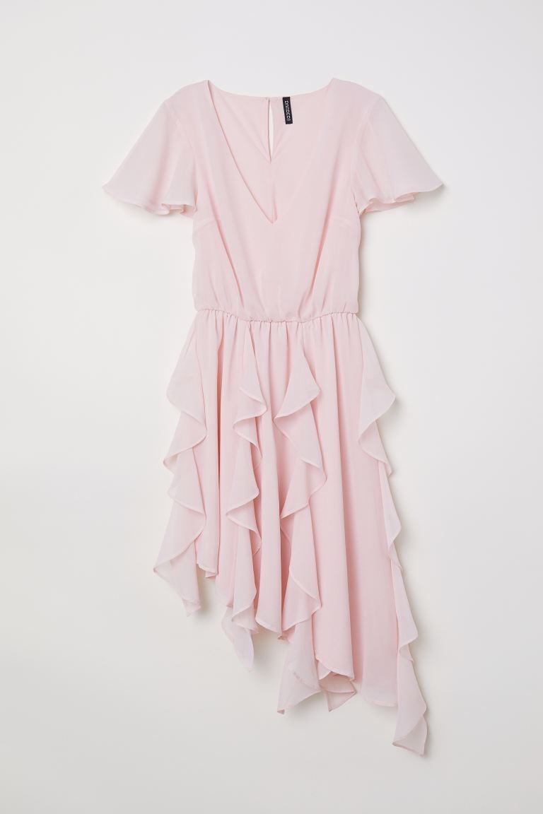 

Платье H&M 0627302004  розовое, Платье H&M 0627302004 36 розовое
