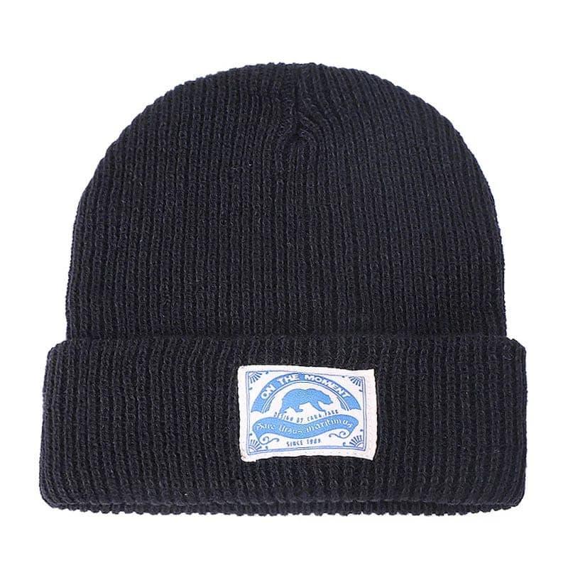 

Шапка Jsstore Медведь с нашивкой Черная
