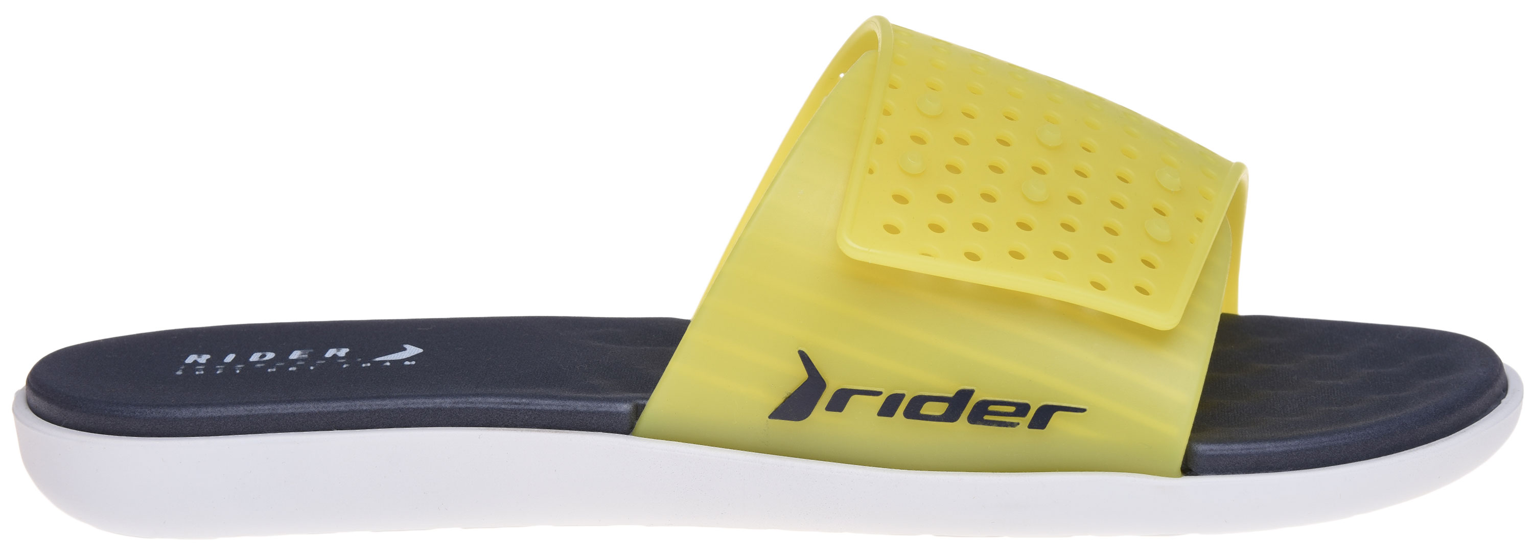 

Шлепанцы Rider 82740_23646 38 Белые/желтые с голубым