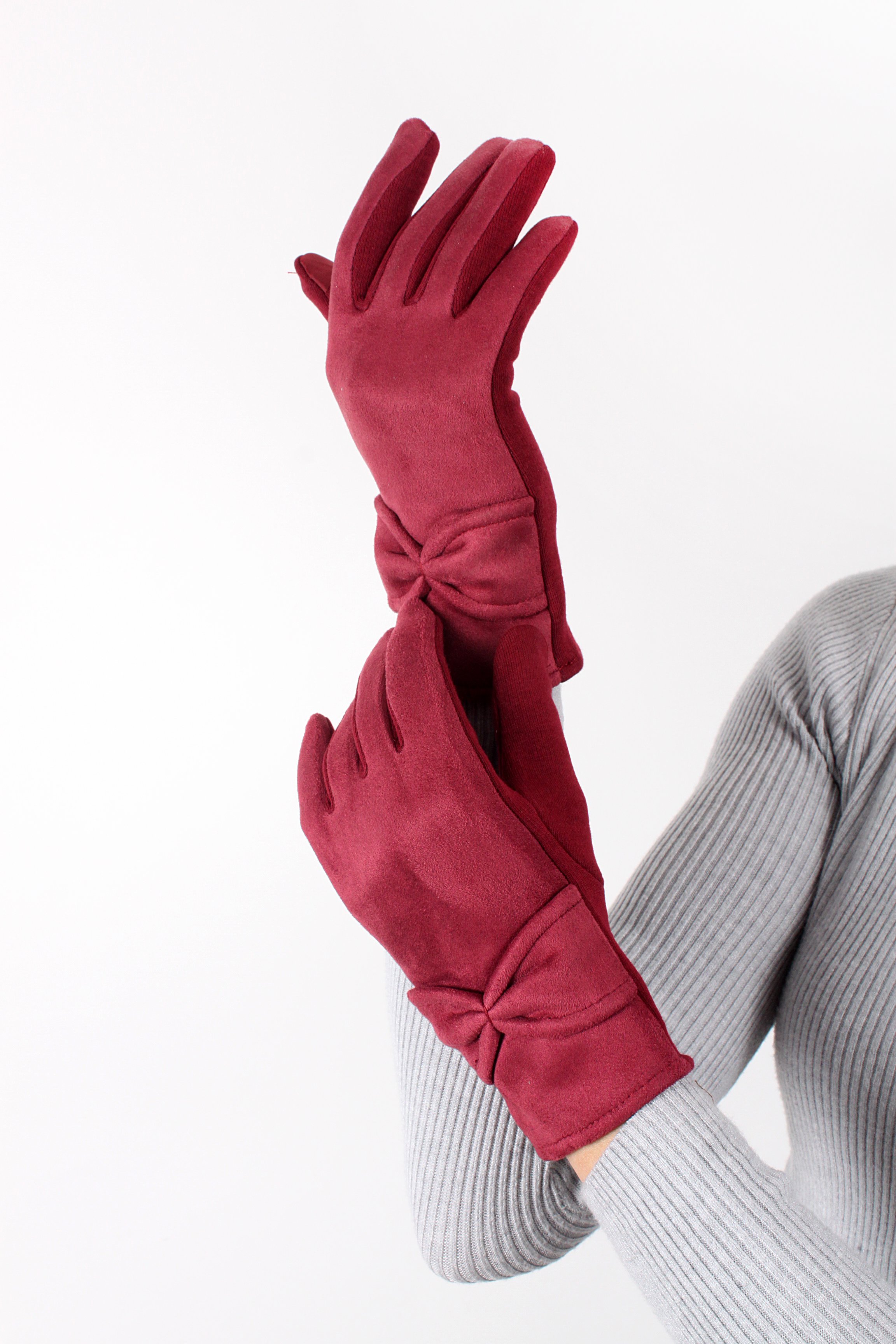 

Перчатки FAMO Рукавички RYK-3053 Красный one size One size (RYK-3053)