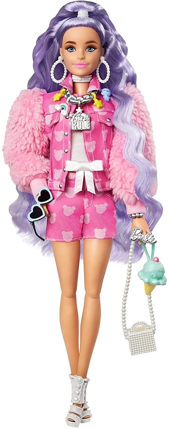 

Кукла Barbie Extra Экстра Стильная Модница Милли с фиолетовыми волосами