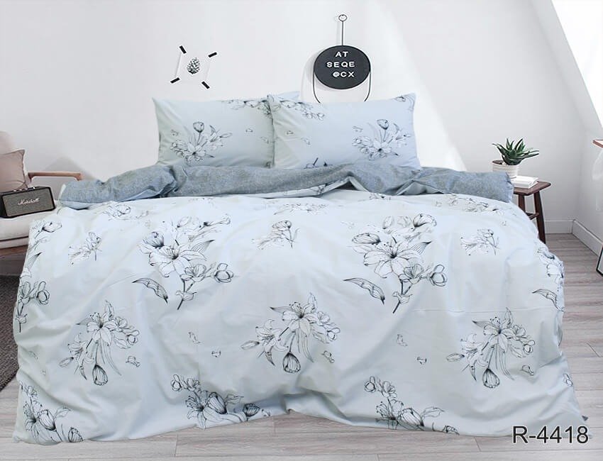 

Постельное белье ранфорс TAG tekstil R4418 Полуторный