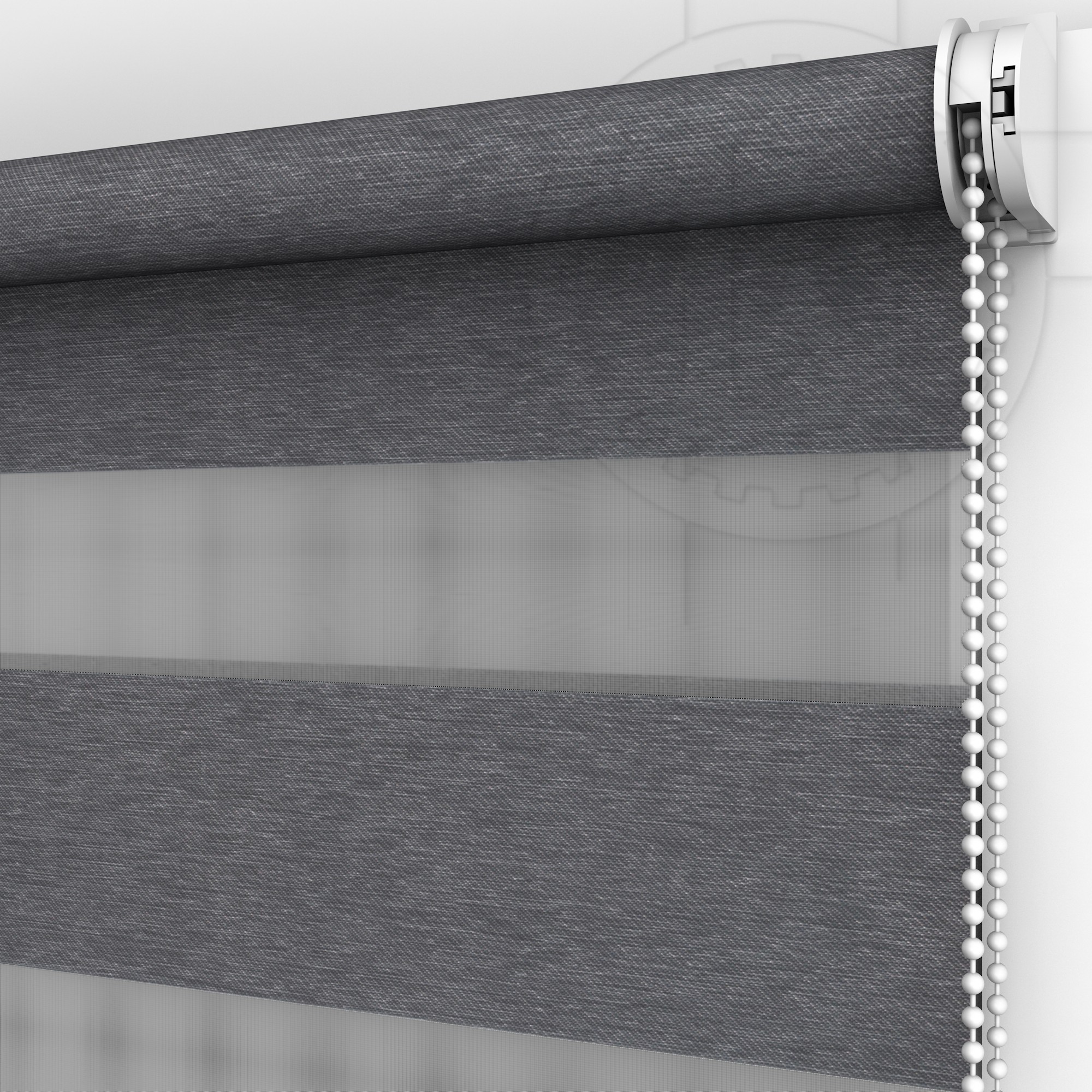 

Жалюзи День-Ночь Bahama 3208 Anthracite 42.5 x 200 см