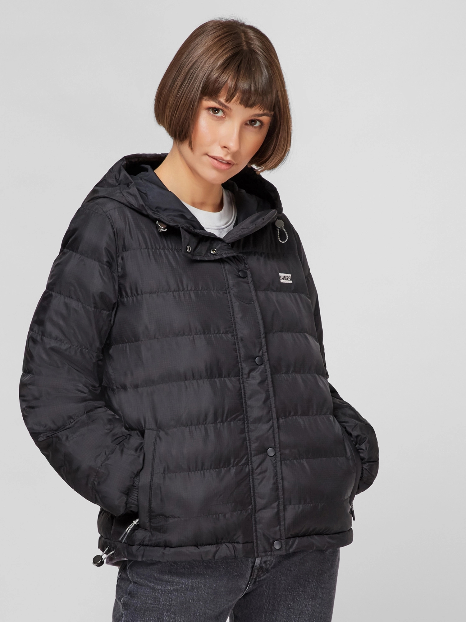 

Куртка Levi's Edie Packable Jacket A0675-0000  Caviar, Куртка Levi's Edie Packable Jacket A0675-0000 M Caviar