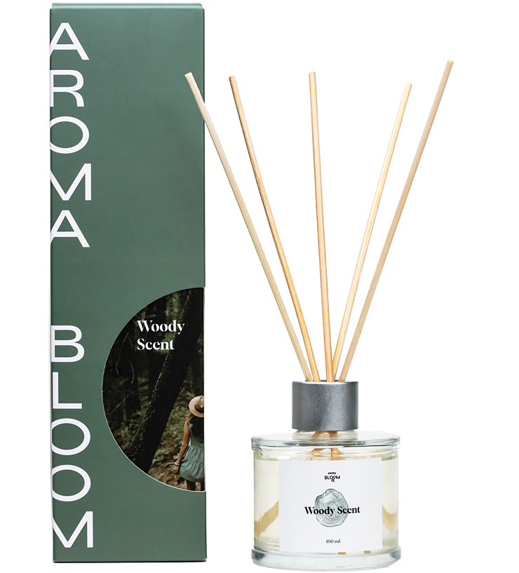 

Аромадиффузор для дома Aroma Bloom Woody scent Аромат леса 100 мл