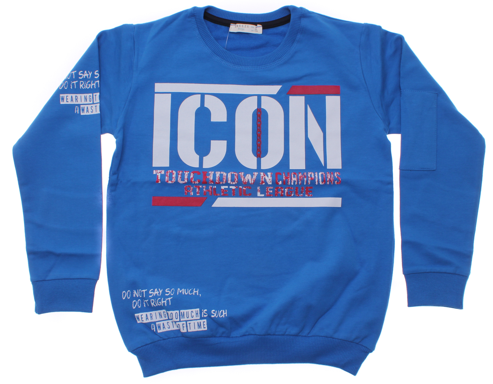 

Футболка с длинным рукавом Breeze Ярко-синий 152 см 12228 (484101)