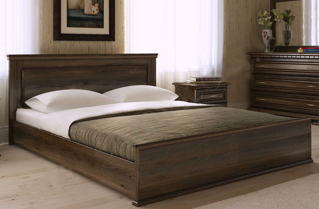 

Кровать ARTmebli Элит с П/М 160х200 К5 венге