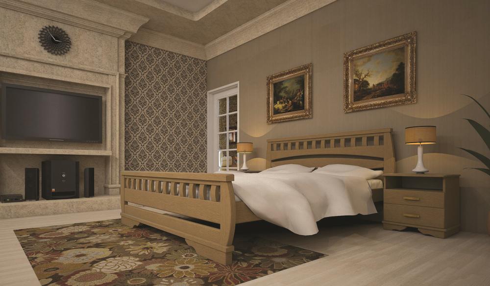 

Кровать ТИС АТЛАНТ 4 160*190 бук Лак Орех