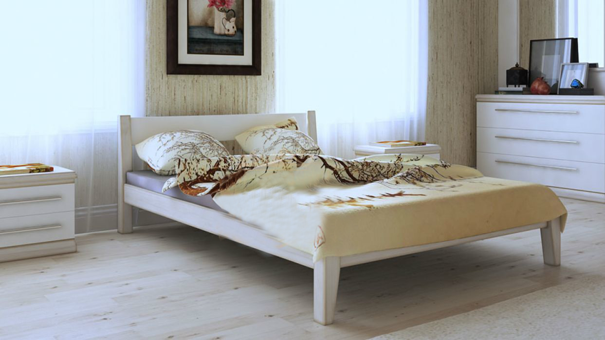 

Кровать ARTmebli Фаворит 160х190 Б100 белоснежный