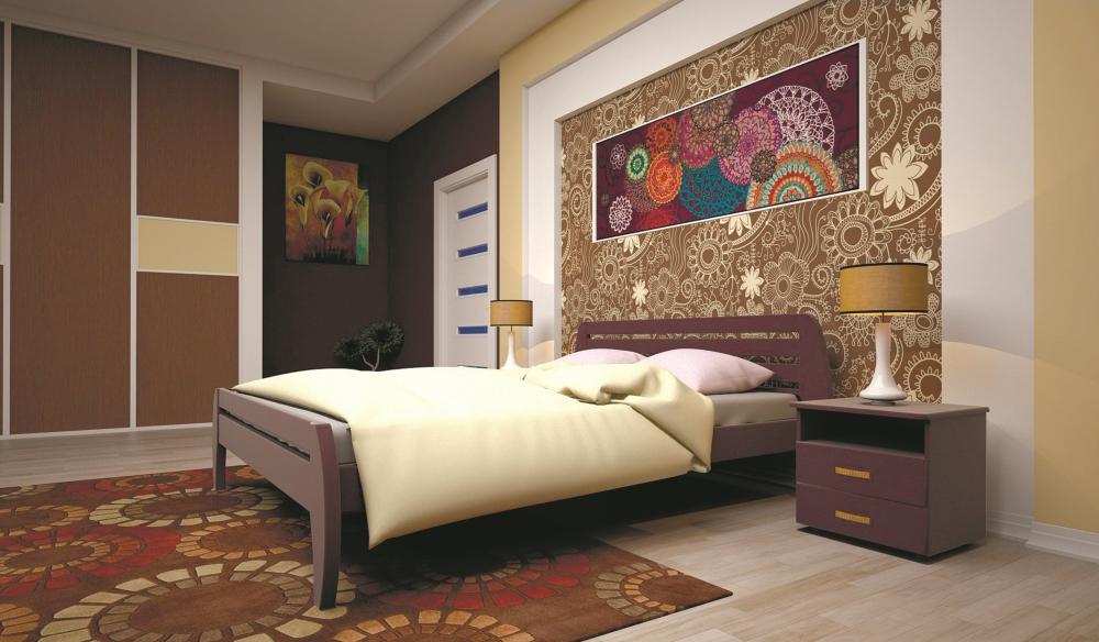 

Кровать ТИС НОВЕ 1 140*200 дуб Венге