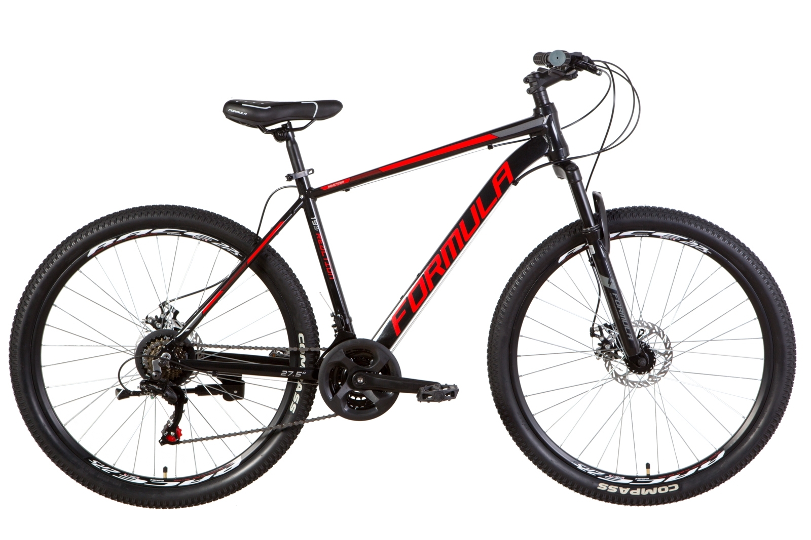 

Велосипед в коробке 27.5" Formula REACTION AM DD рама-19" AL черно-красный 2021 Formula RET-FR-27.5-013