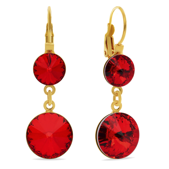 

Серьги KOBI JANINE со Swarovski 8/12 мм модели 7740-1106-15-35