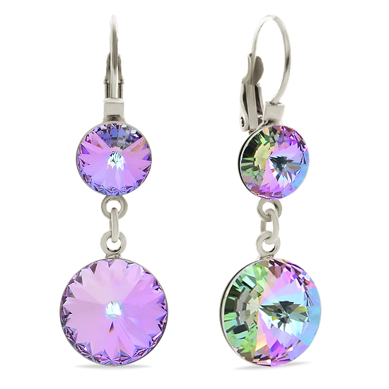 

Серьги KOBI JANINE со Swarovski 8/12 мм модели 7740-1106-22-32