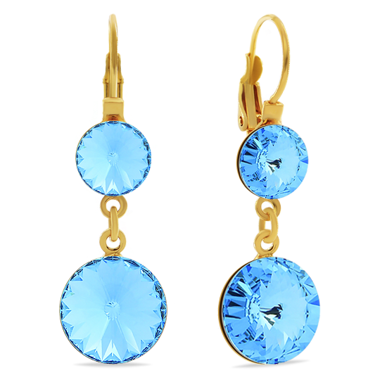 

Серьги KOBI JANINE со Swarovski 8/12 мм модели 7740-1106-12-35