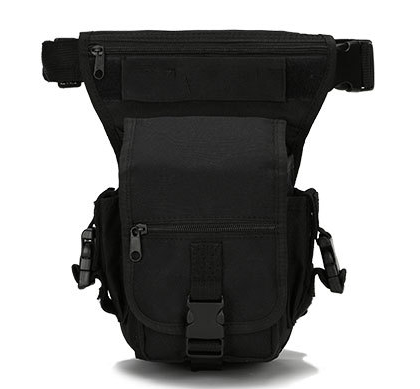 

Сумка тактическая поясная B05 черная, 5 л