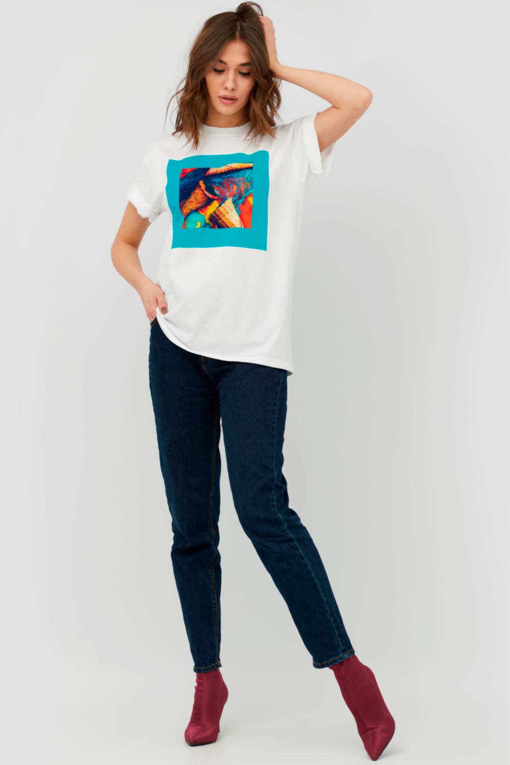 

Футболка yappi oversize, Футболка yappi oversize M