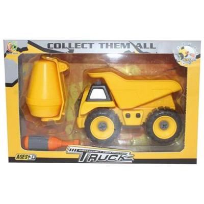 

Машина Kaile Toys Набор бетоновоз/самосвал, разборная модель с отверткой (KL716-1)