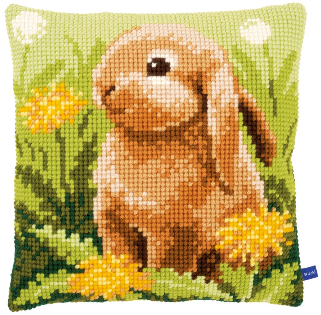 

Набор для вышивания крестом (подушка) Vervaco Little hare Маленький зайчик PN-0154842
