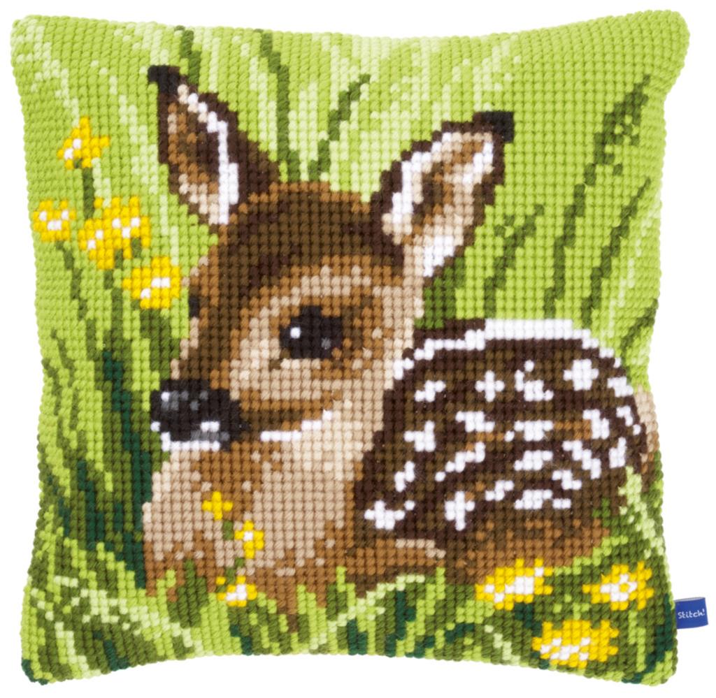

Набор для вышивания крестом (подушка) Vervaco Little Deer Маленький олень PN-0150673