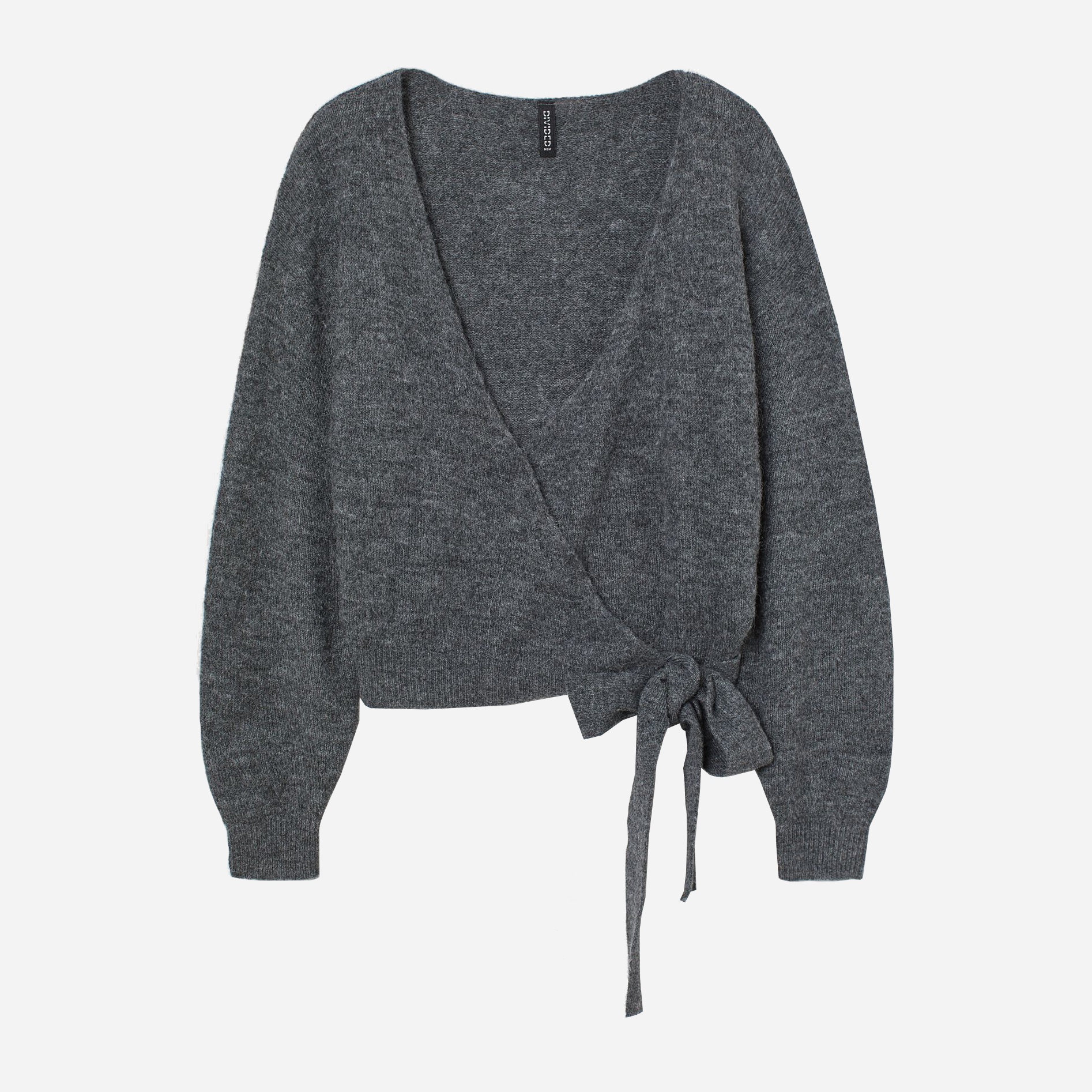 

Пуловер H&M 3006-8092382 XL Темно-серый меланж