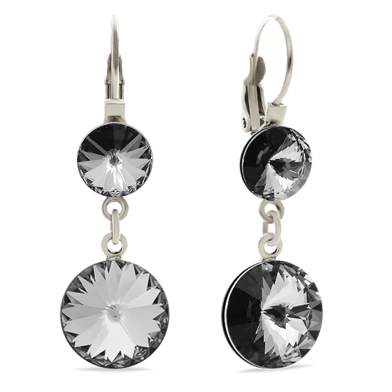 

Серьги KOBI JANINE со Swarovski 8/12 мм модели 7740-1106-37-32